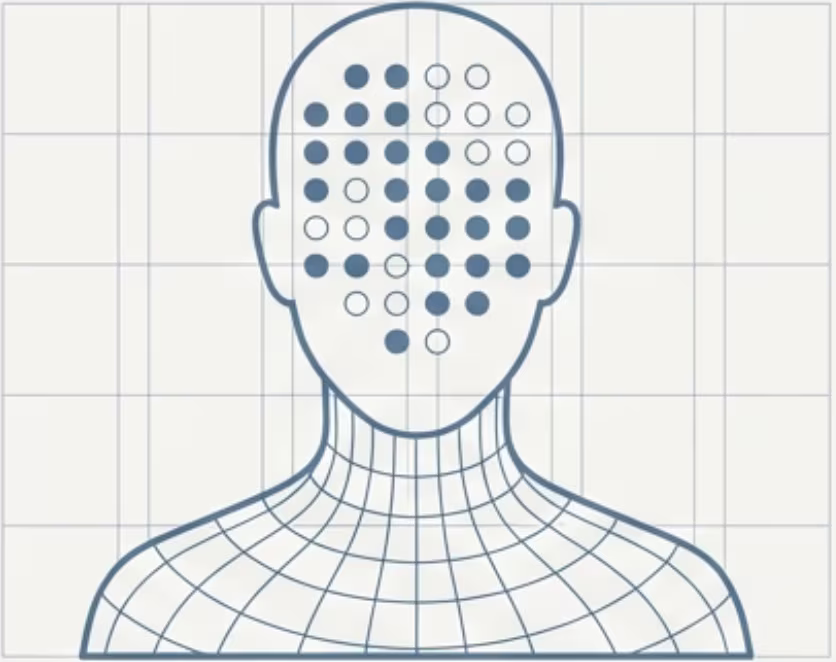 Abstract customer synthesis illustration.